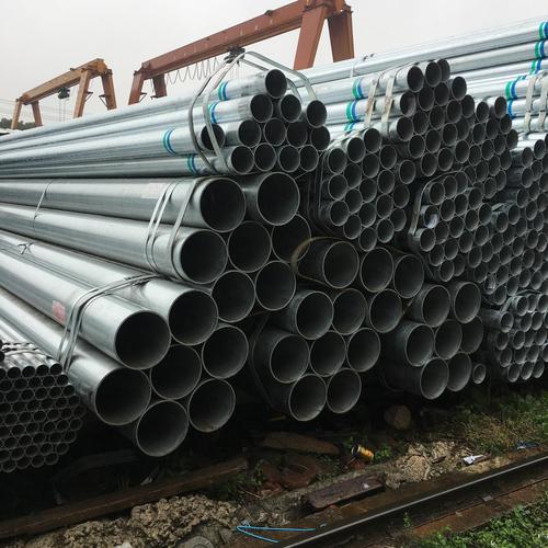 镀锌线管 镀锌管 上海镀锌管厂家 q235定尺6米 现货销售图片